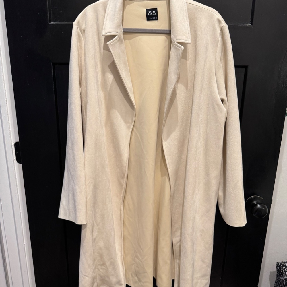Zara Faux Suede Coat